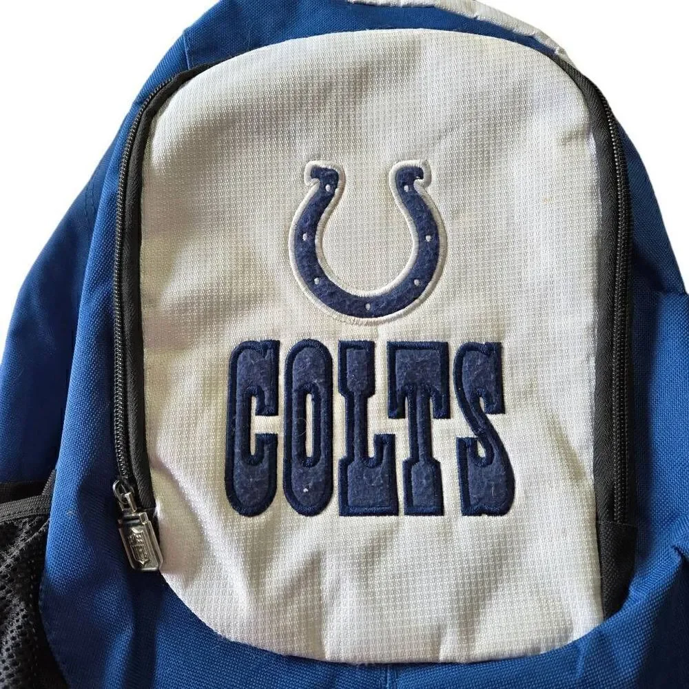 NFL Indianapolis Colts Backpack Football Blue And White